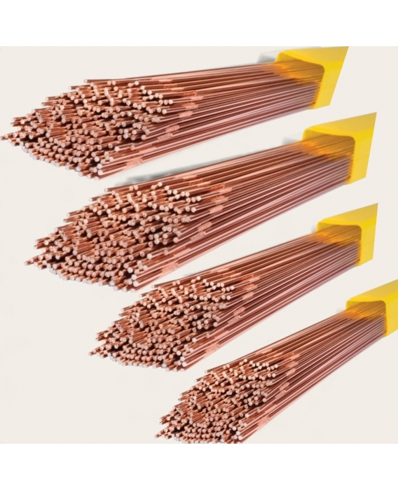 Image 1 Pack Baguettes TIG Acier ER70S-6 — Multi-Diamètres 20kg