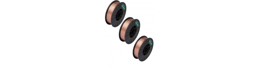 Image produit small 1 Pack 3 Bobines Fil MIG Acier D200 (Total 15kg) - 0.8mm / 1.0mm / 1.2mm