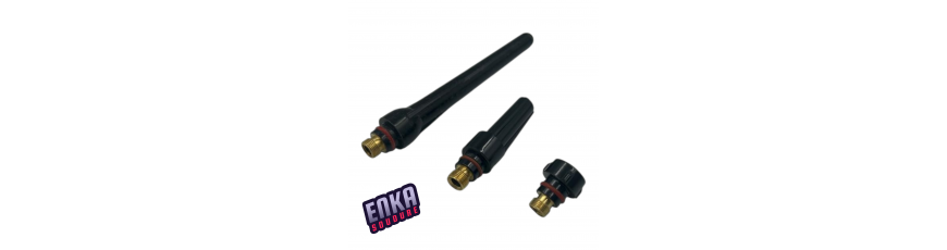 Image produit small 1 Lot de 3 capuchons TIG / bouchons arrière – Torches WP-17, WP-18, WP-26